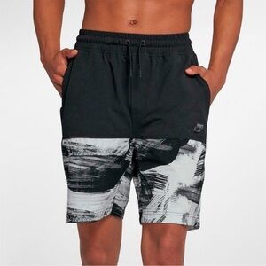Nike NSW Franchise GX1 Shorts Size XL Black‎ Fantasy 910055 010 Black White